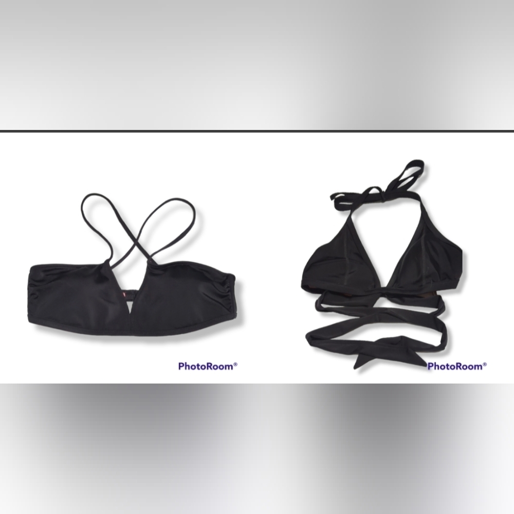 PINK by VS Black Bikini Top 2pc Bundle